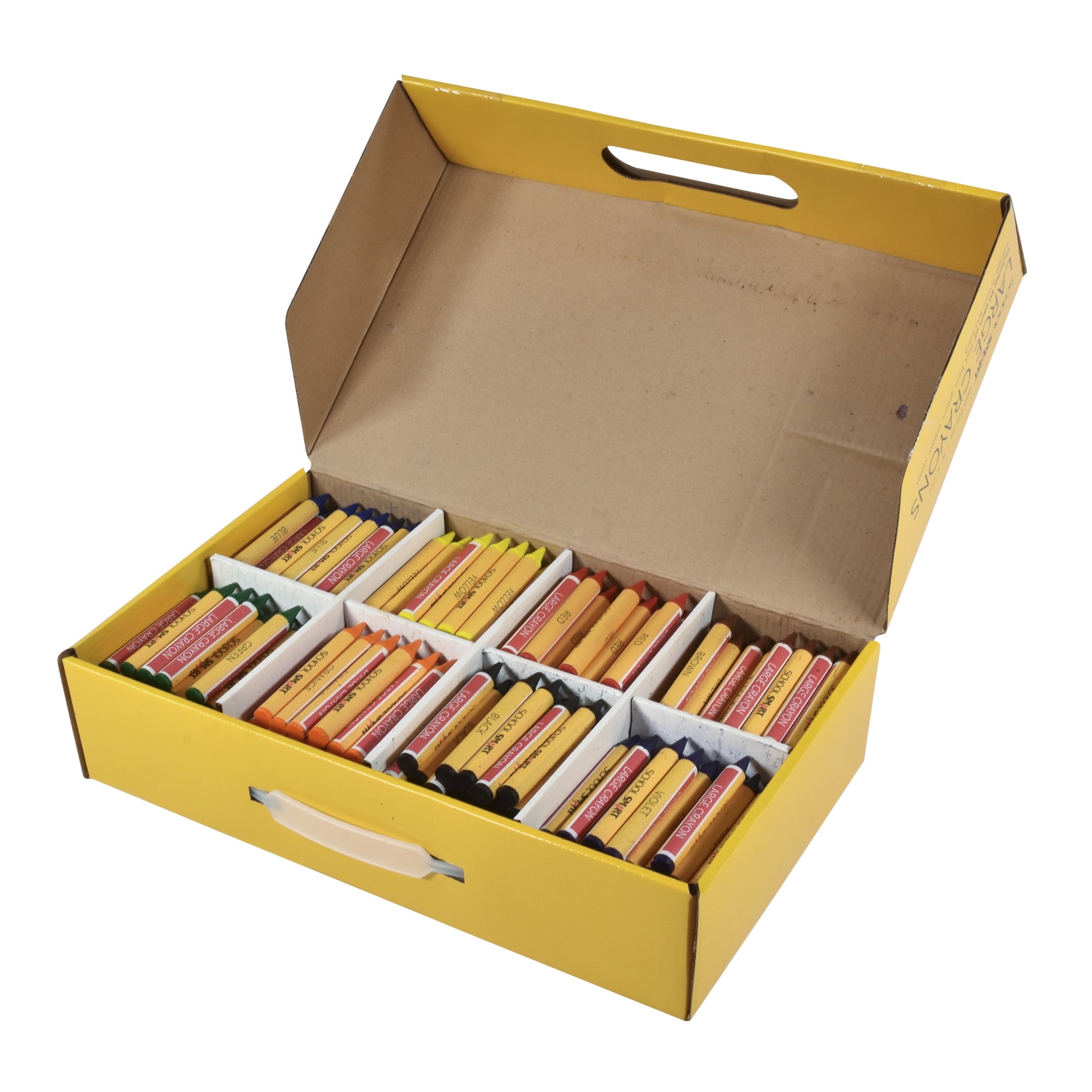 Crayons, Large Size, Assorted Colors, Pack of 400