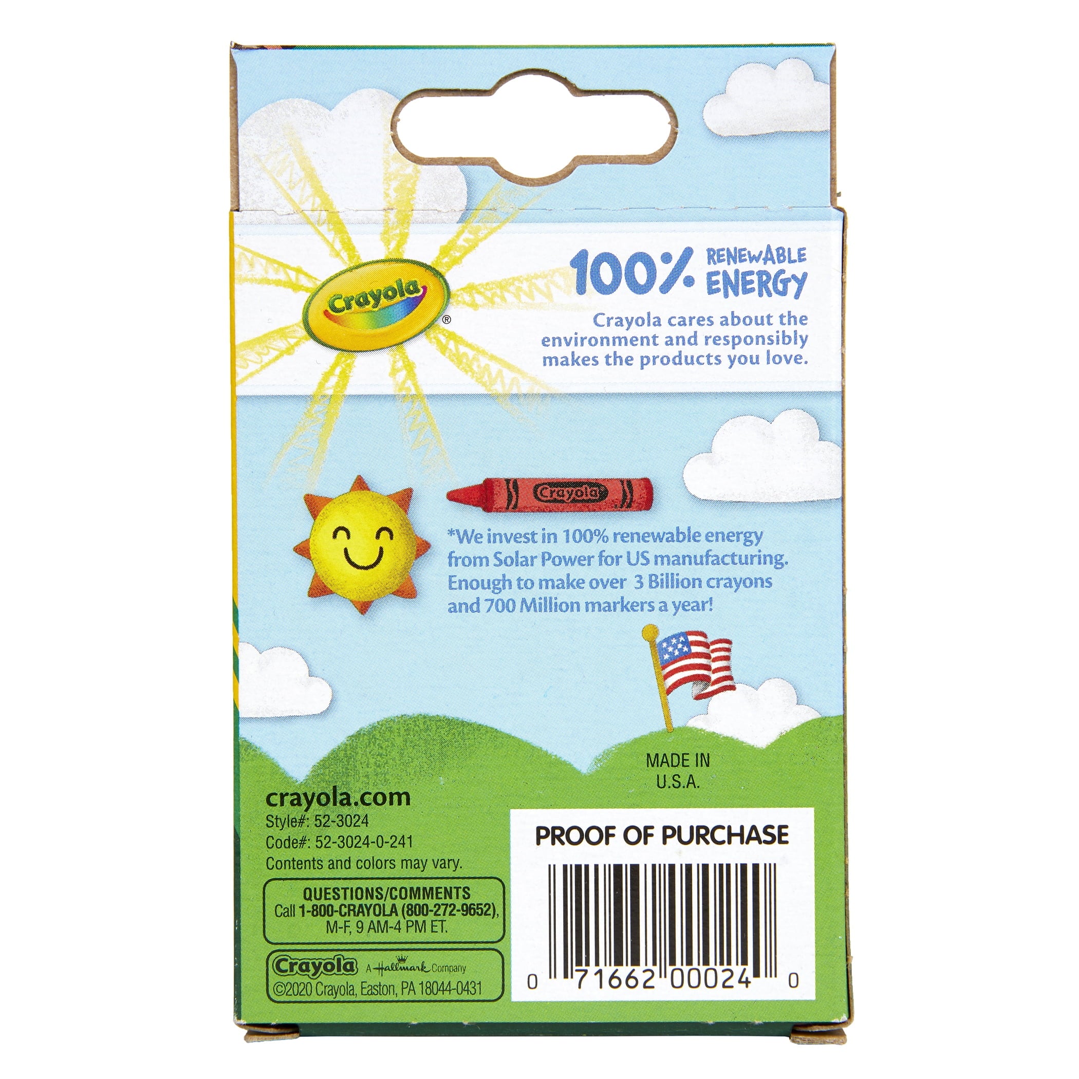 Crayola Crayons 24 Count (Pack of 12)