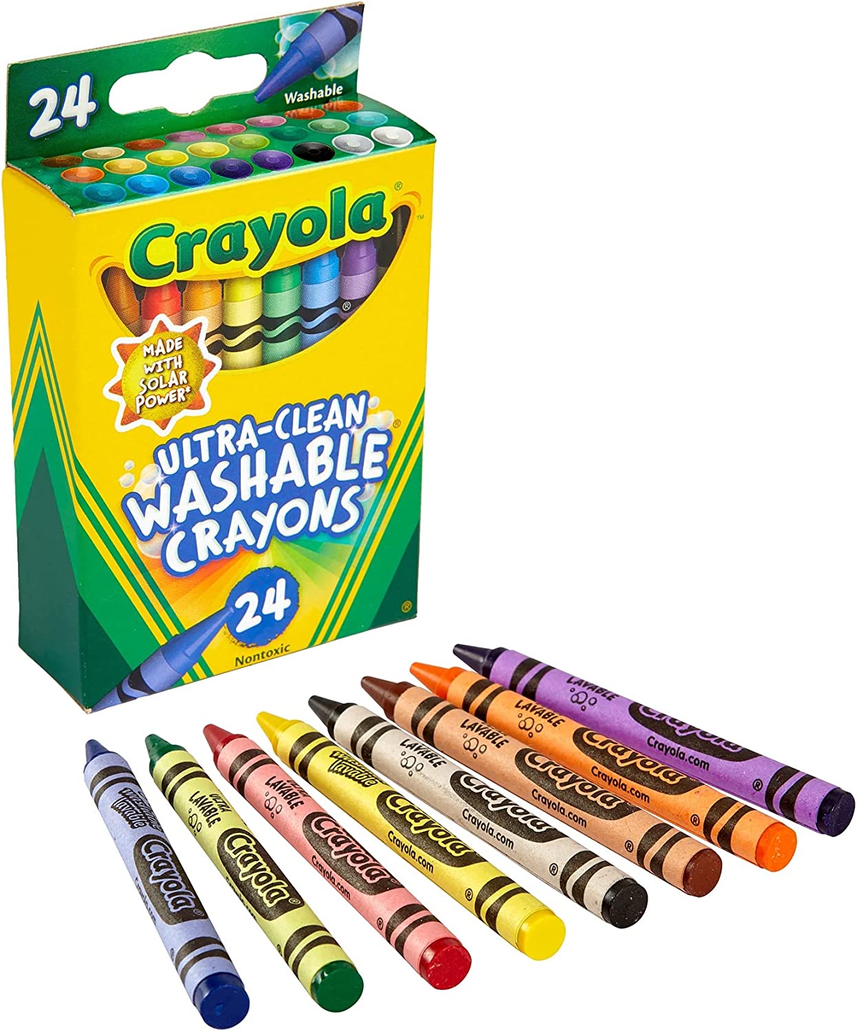 Crayola 24 Count Ultra- Clean Washable Crayons