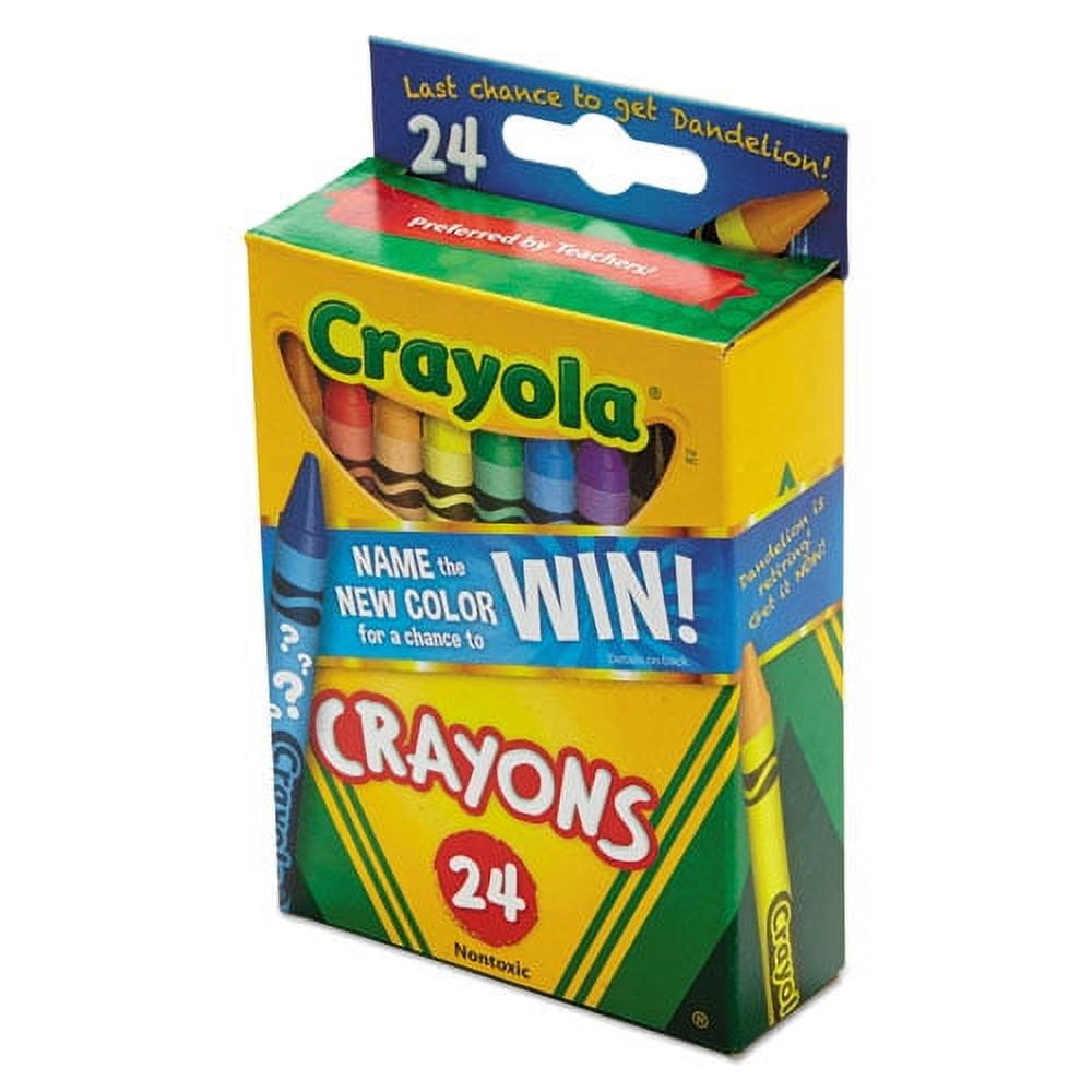 Classic Color Crayons, Peggable Retail Pack, 24 Colors/pack | Bundle of 5