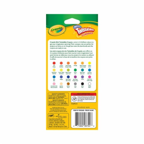 Crayola Twistables Mini Crayons 24 ct