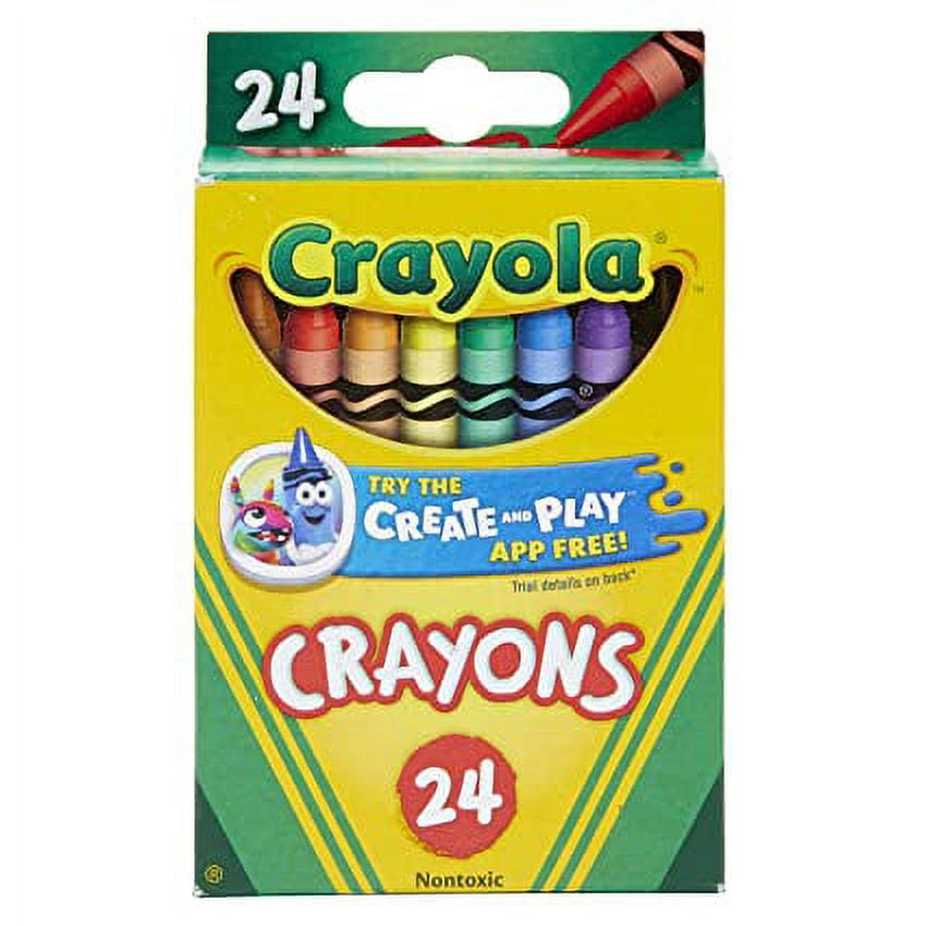 Crayola 24 Count Crayons 6 Pack Bundle Totaling 144 Crayons