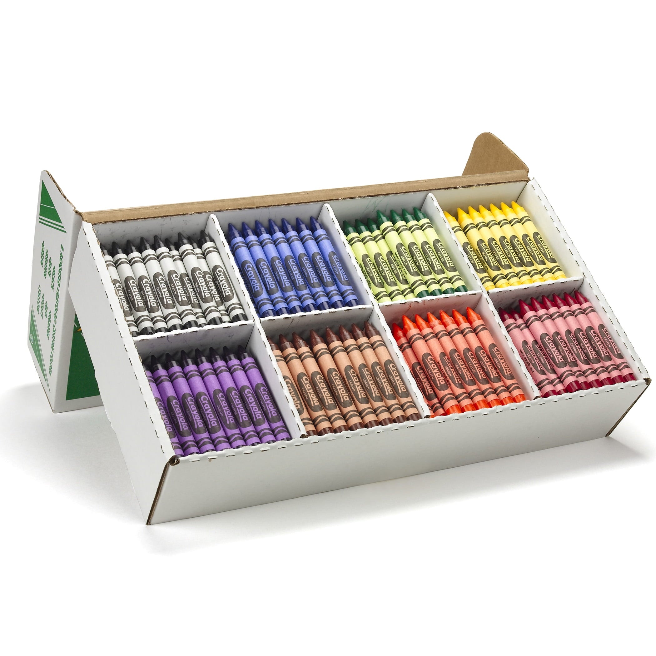 Crayon Classpack, Large Size, 8 Colors, 400 Count (400 crayons)