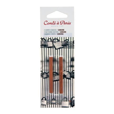 Conte Conté Crayon Pack, Black, 2B