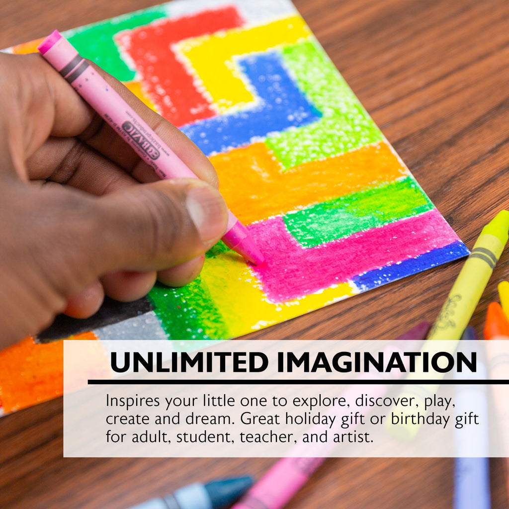 BAZIC 24 Color Washable Premium Crayons [2530]