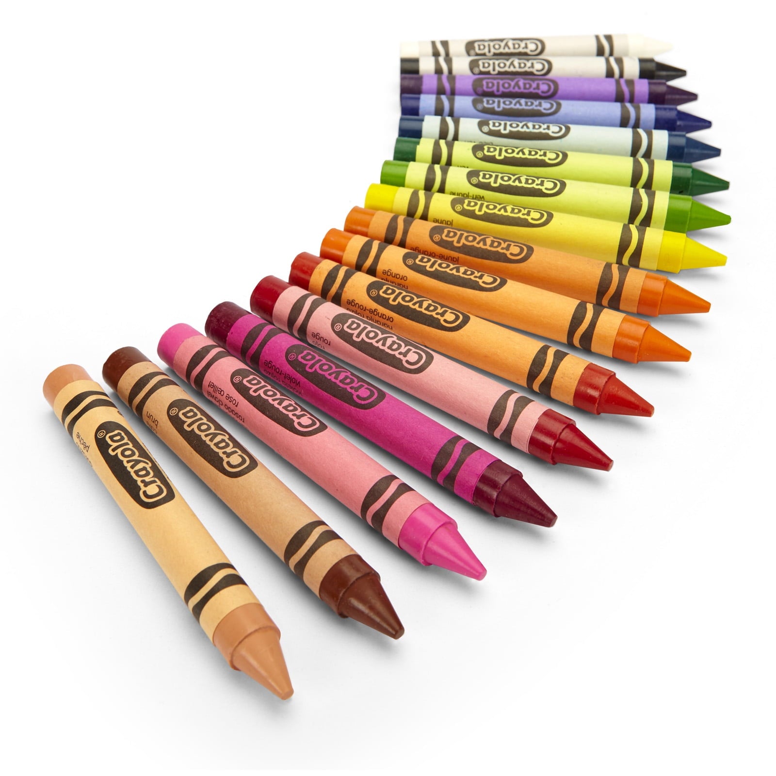 Crayola Large Crayons, Classic Colors, 16 Per Pack, 6 Packs