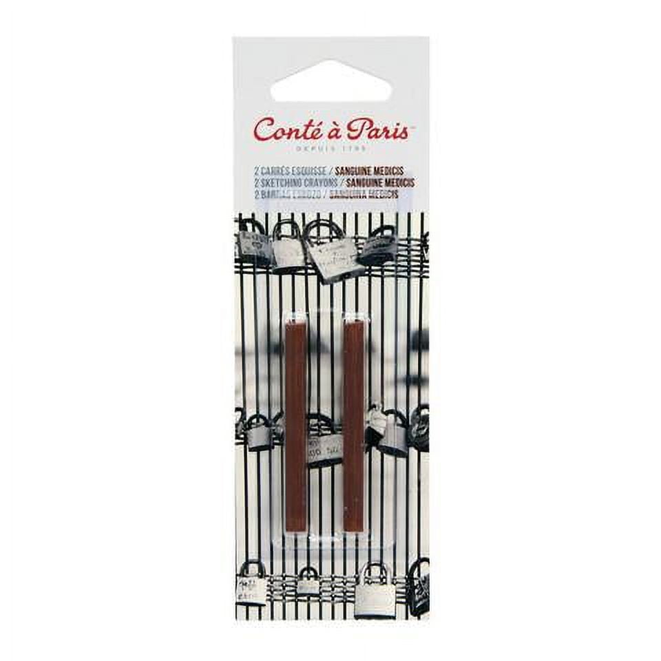 Conte Conté Crayon Pack, Black, 2B