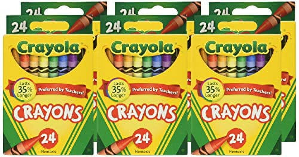 Copy of Crayola Regular Crayons, 24 Ea, 6 Pack