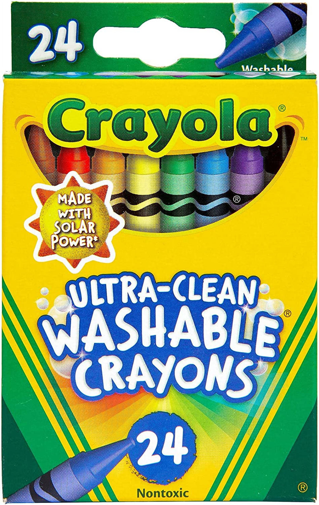 Crayola 24 Count Ultra- Clean Washable Crayons