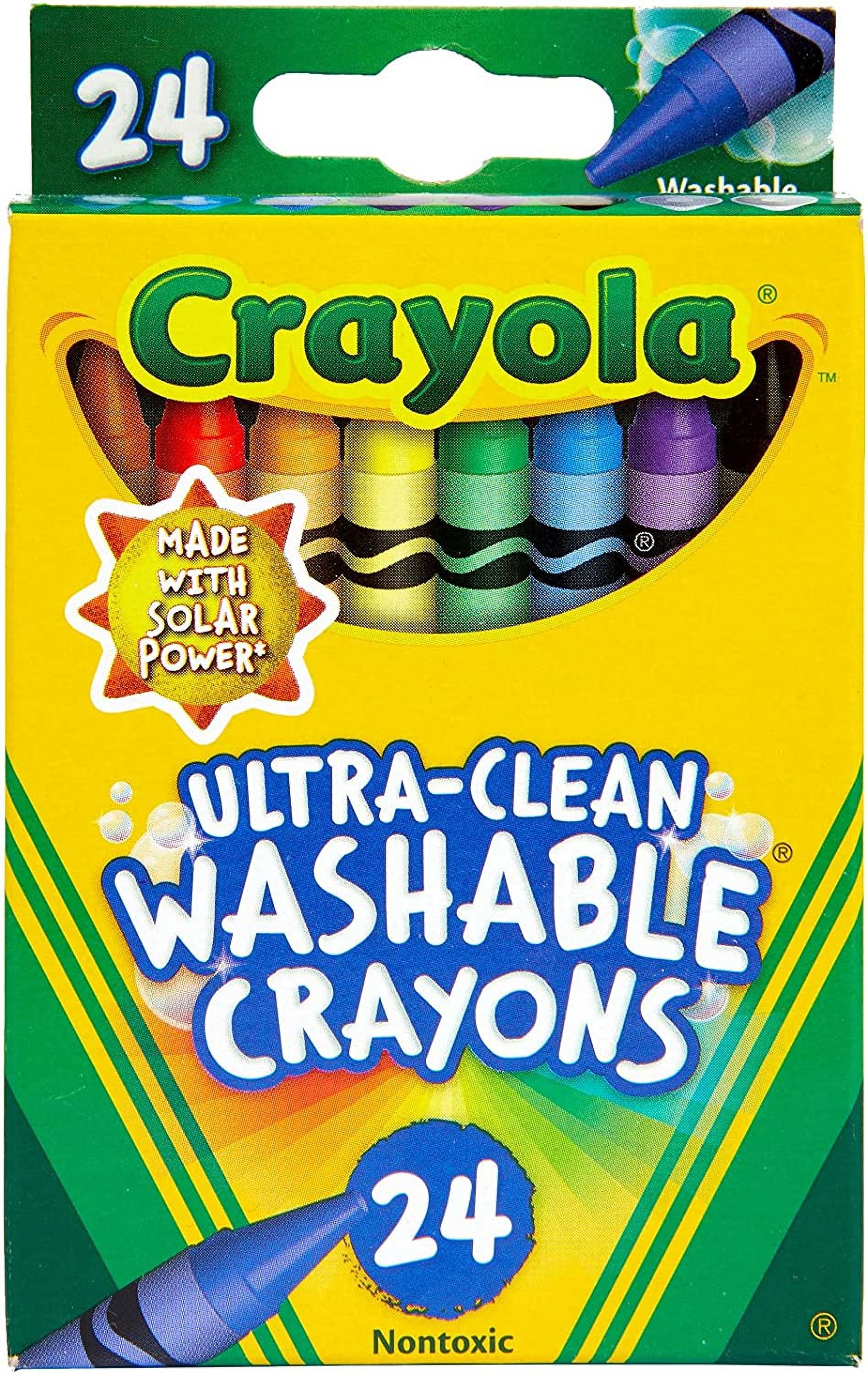Crayola 24 Count Ultra- Clean Washable Crayons