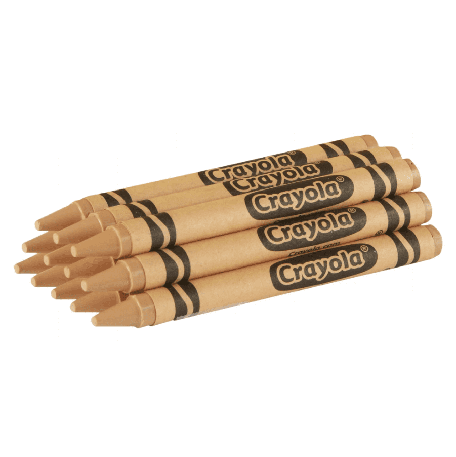 Crayola Peach Bulk Crayons, 12 Count, 1 Pack of 10 Piece