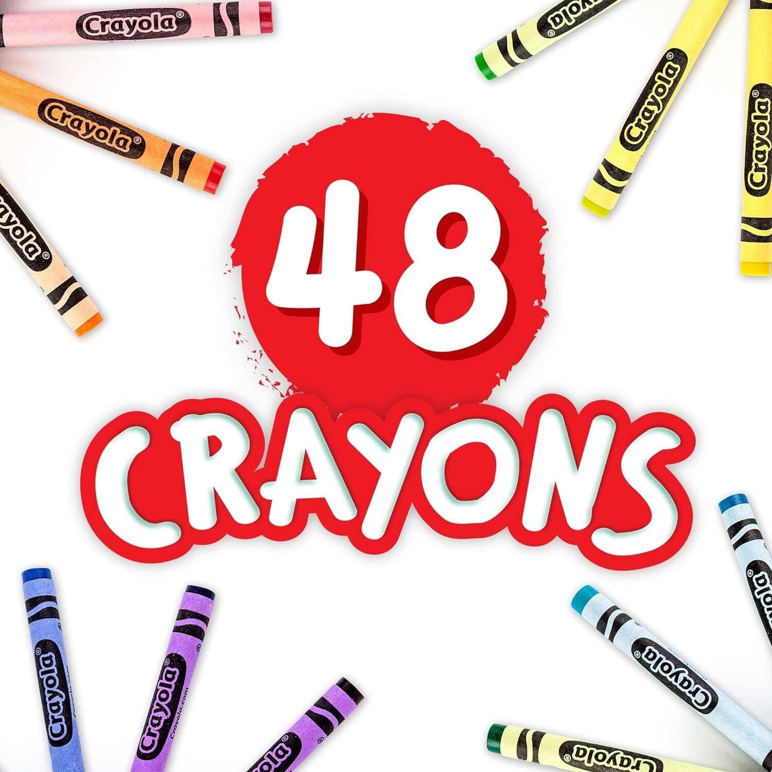 Crayola Nontoxic Crayons - 48 Ea