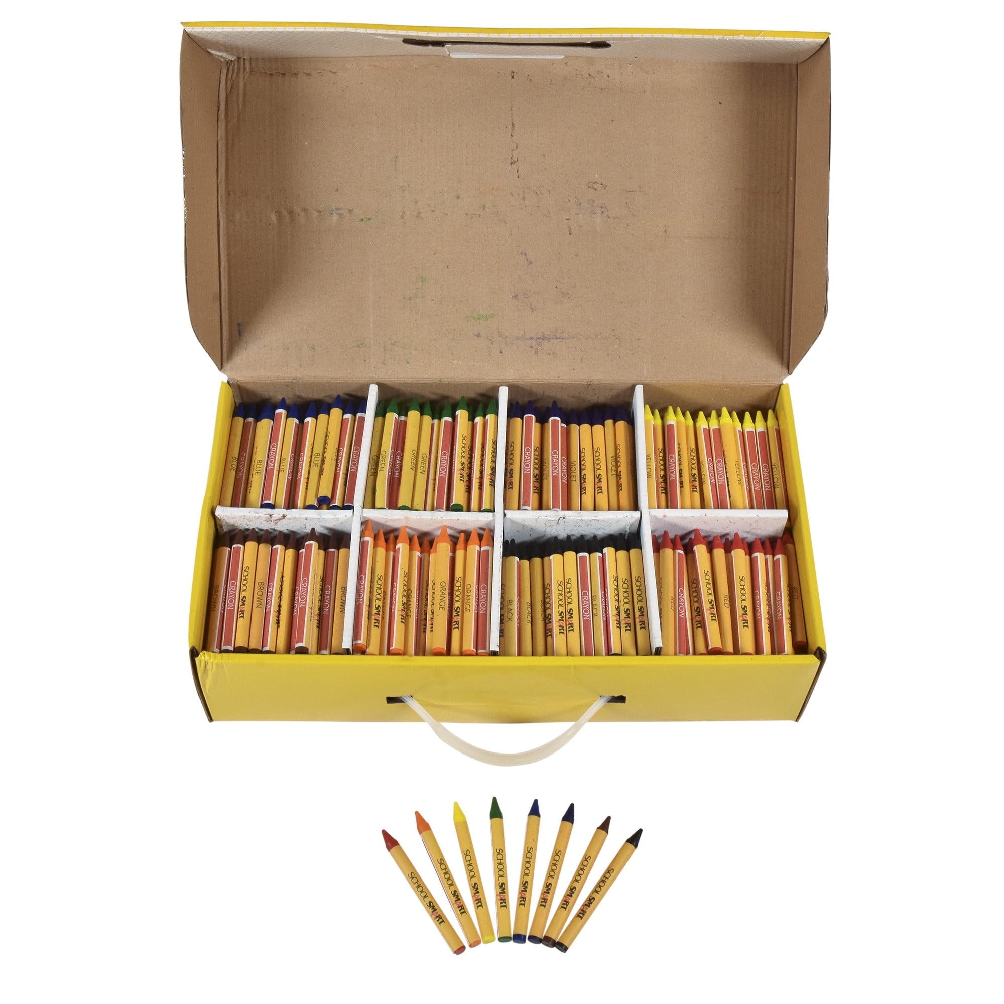 Crayons, Standard Size, Assorted Colors, Pack of 800