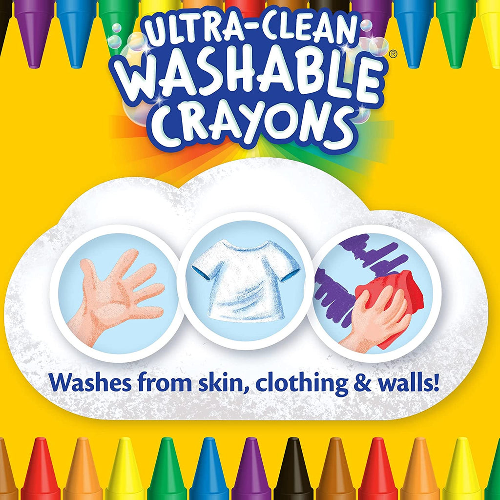 Crayola 24 Count Ultra- Clean Washable Crayons