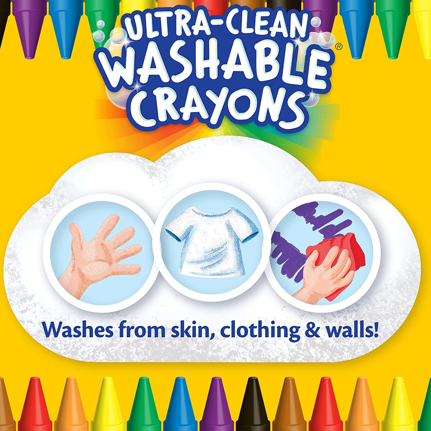 Crayola 24 Count Ultra- Clean Washable Crayons