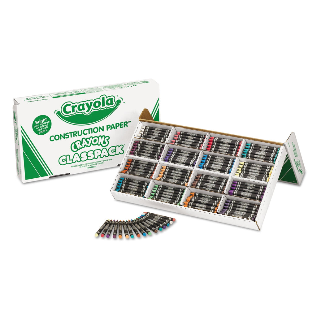 Crayola Construction Paper Crayons Classpack