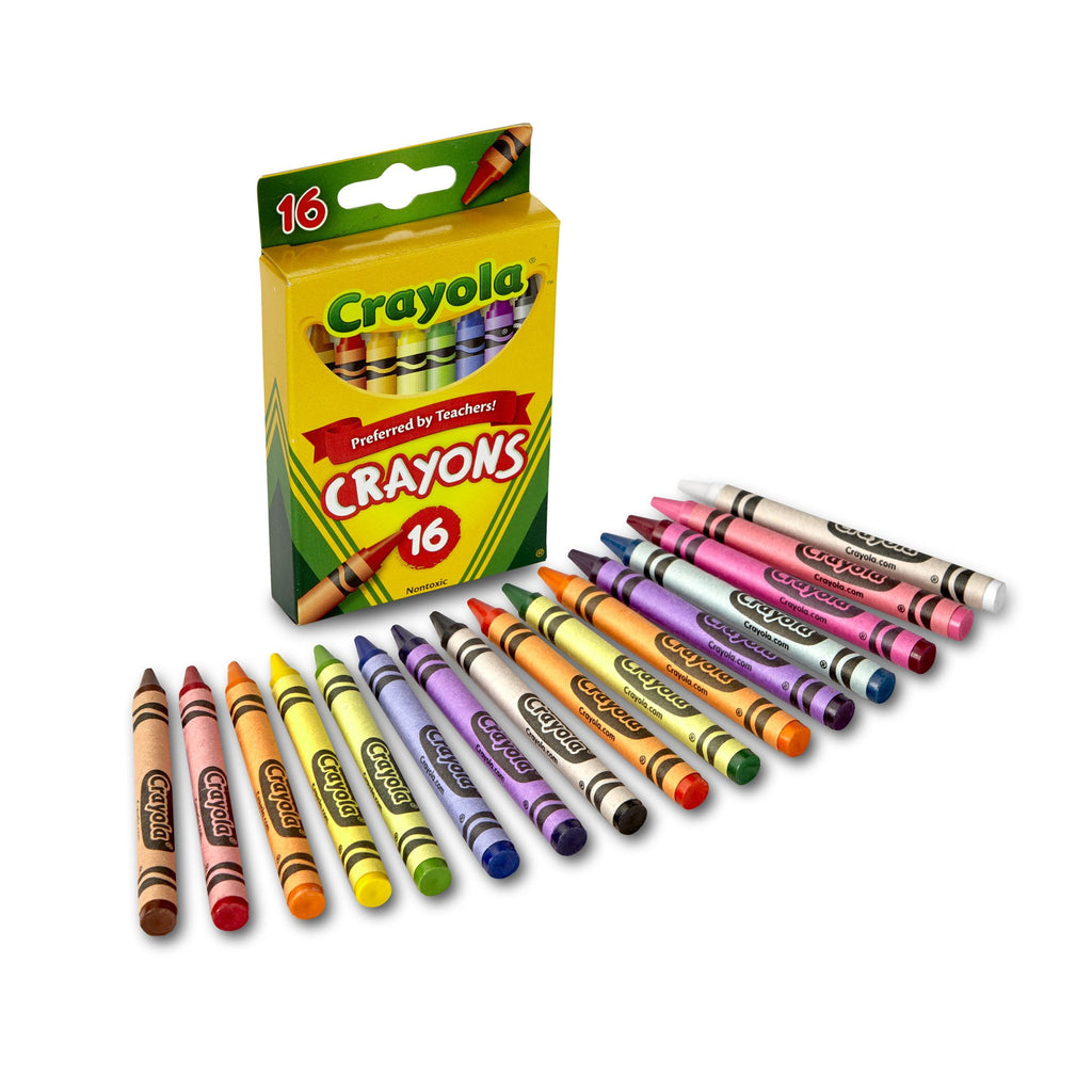 Crayola Crayons 16 Per Box (Pack of 12) 192 Crayons in Total