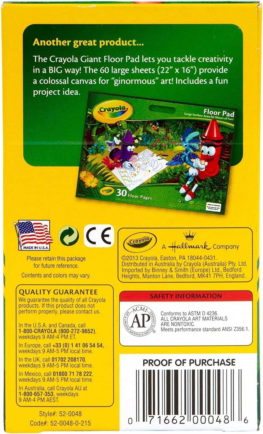 Crayola Nontoxic Crayons - 48 Ea