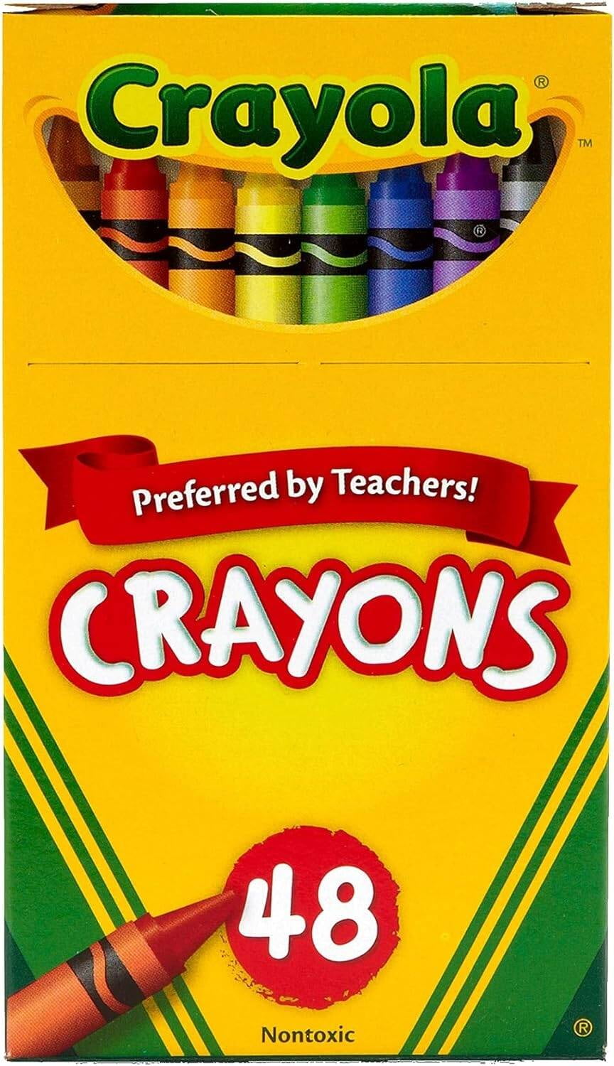 Crayola Nontoxic Crayons - 48 Ea