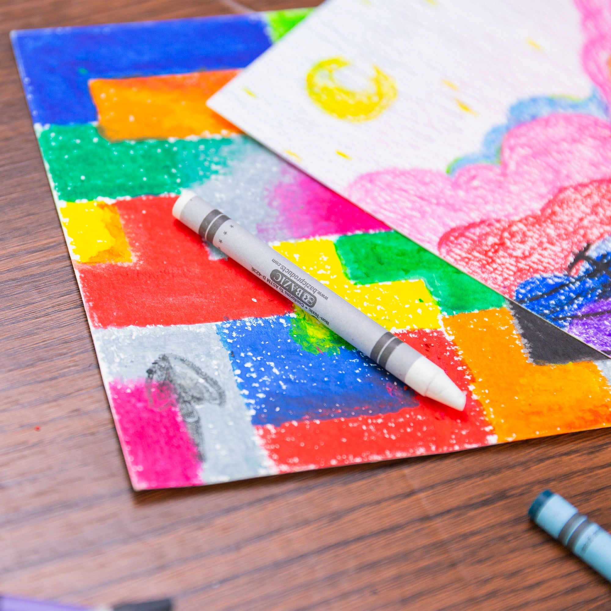 BAZIC 24 Color Washable Premium Crayons [2530]