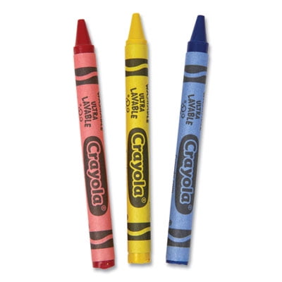 Crayola Washable Crayons Assorted Color 3 Packs 360Ct 520743