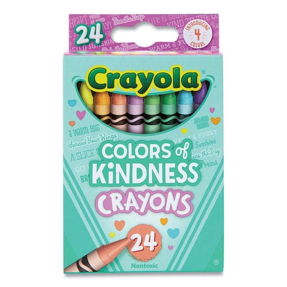 Colors of Kindness Crayons, Assorted, 24/Pack | Bundle of 2 Packs