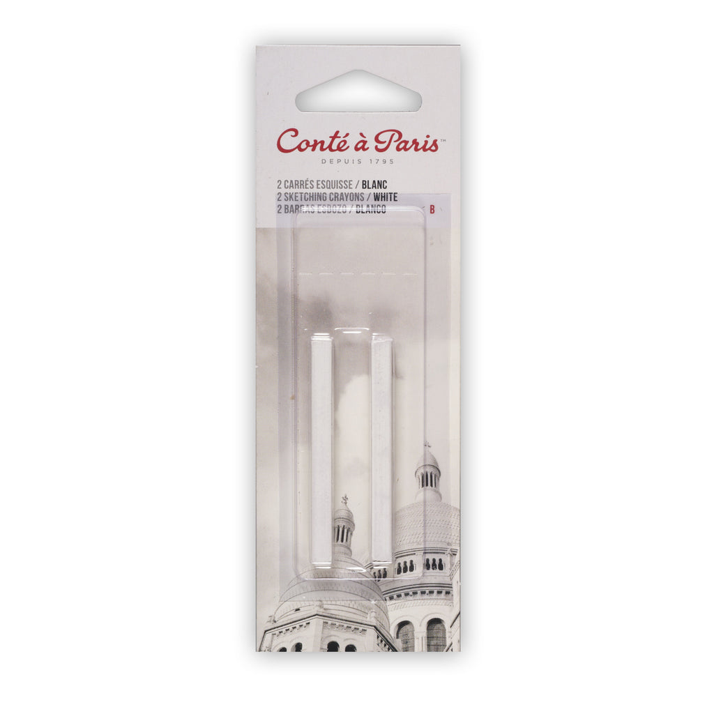 Conte Conté Crayon Pack, White, B