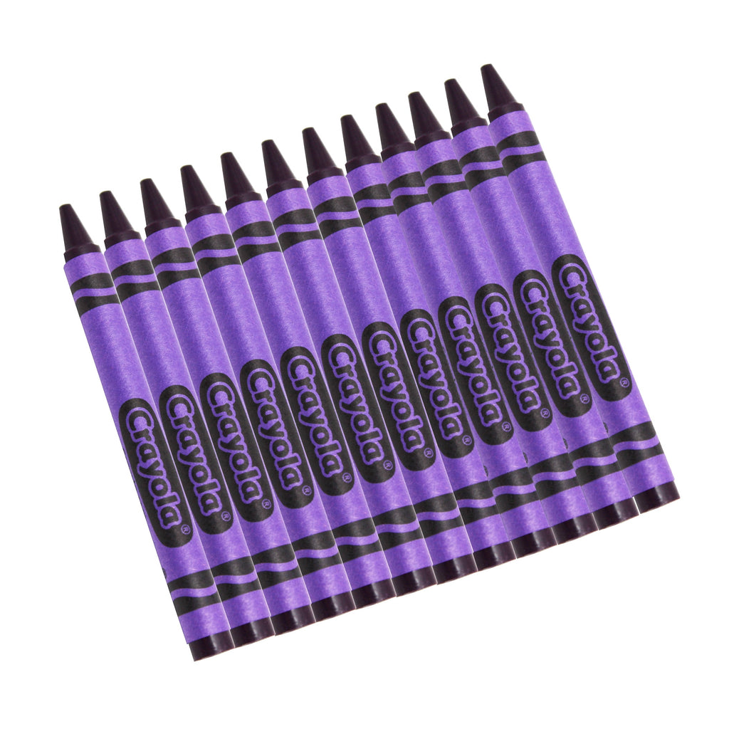 Crayola Bulk Crayons, Violet, Regular Size, 12 per box, Set of 12 boxes