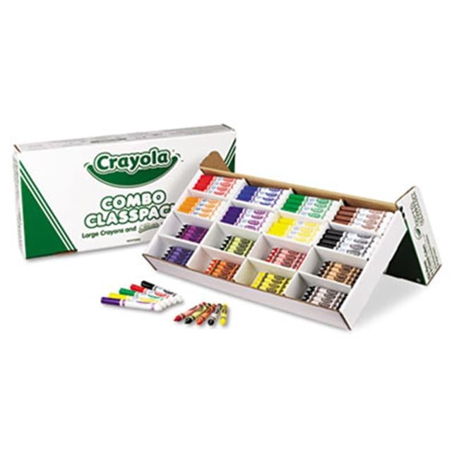 Crayola.  Classpack Crayons w/Markers - Assorted Colors - Large Size