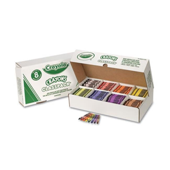 Crayola.  Classpack Regular Crayons  8 Colors  800/BX