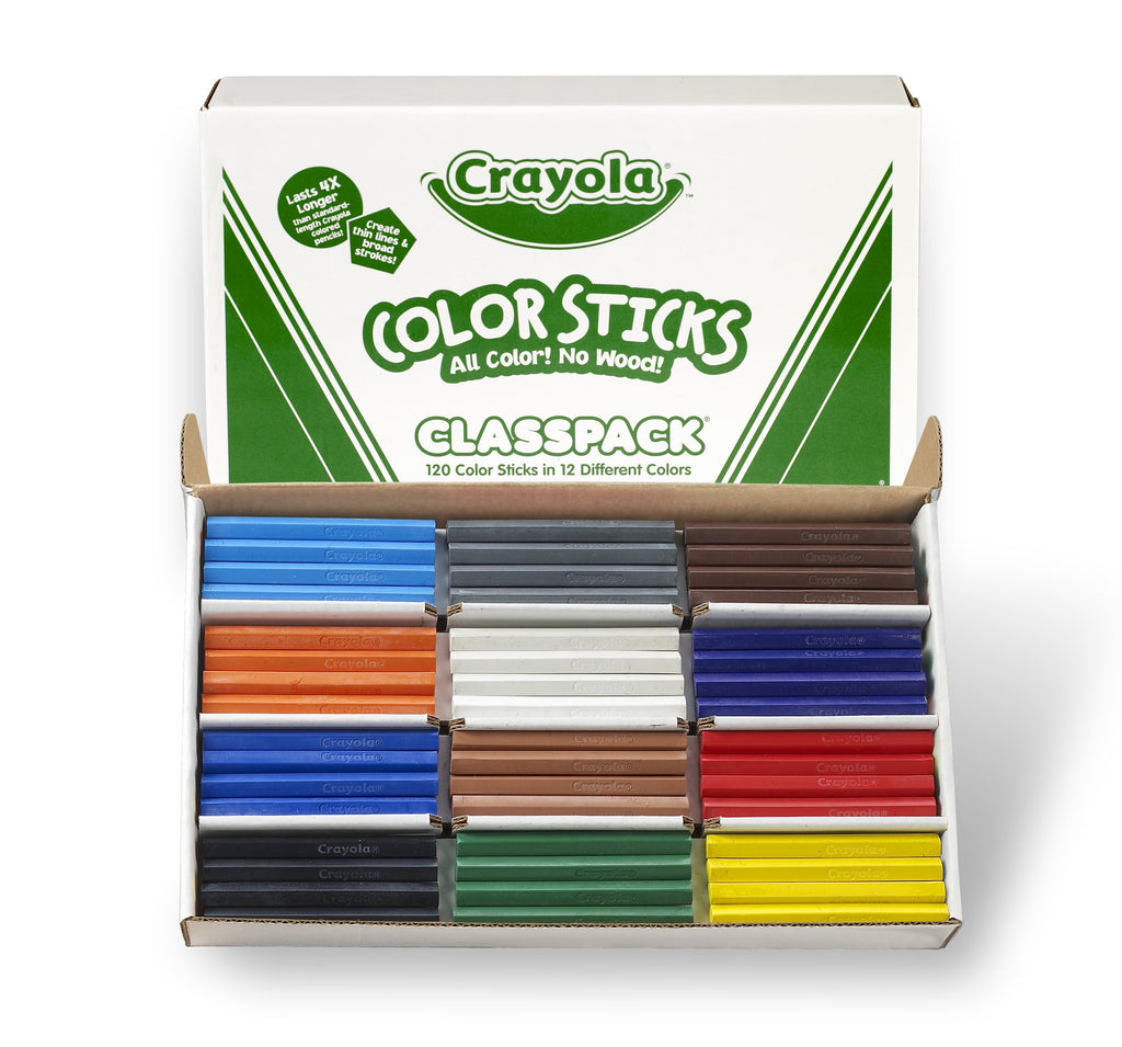 Cryola Color Sticks Classpack , 120-count in 10 colors