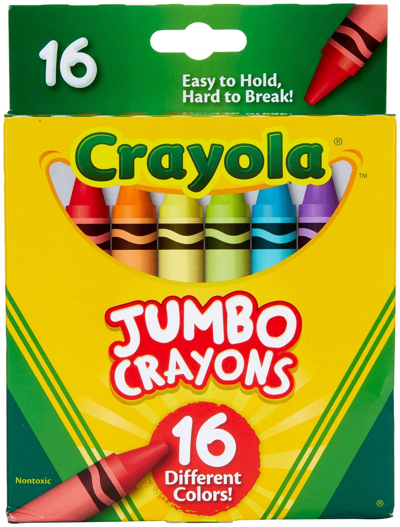 Crayola Jumbo Crayons, 1 Pack of 5 Piece