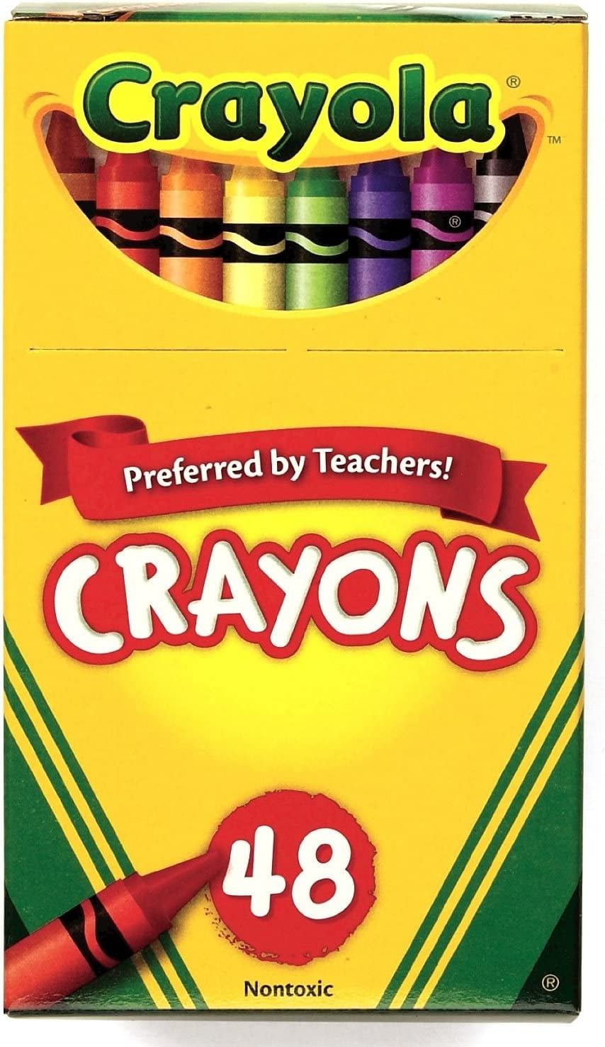 Crayola Nontoxic Crayons - 48 Ea