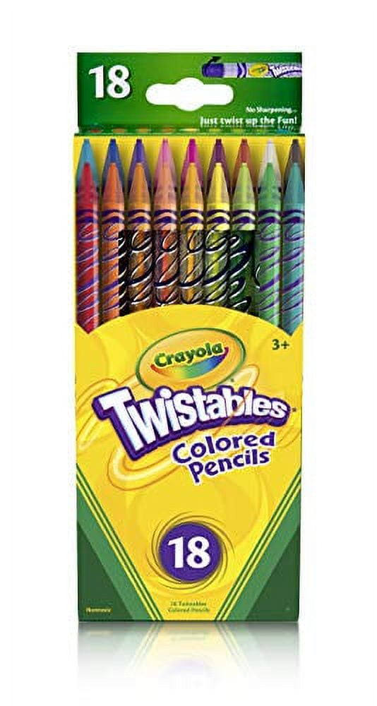 Crayola Twistable Colored Penci, 18 Count, 3 Pack