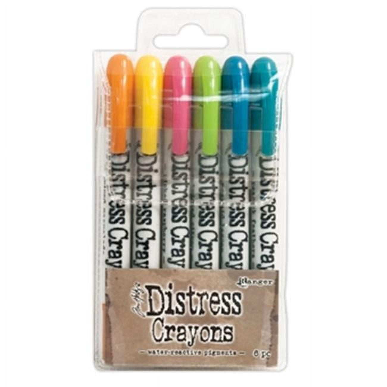 Tim Holtz Distress Crayons - Set 1, Brights