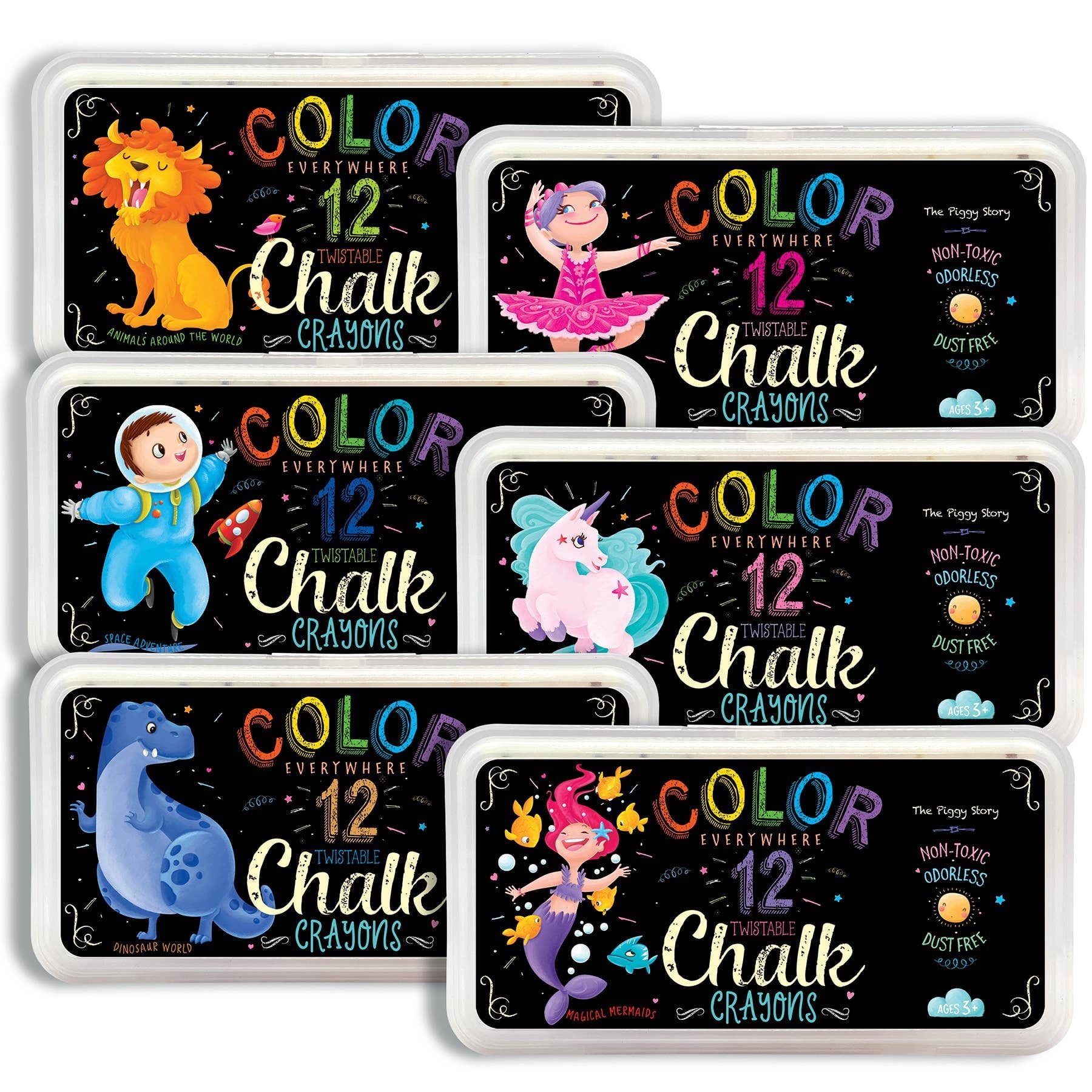 The Piggy Story - Color Everywhere Chalk Crayons