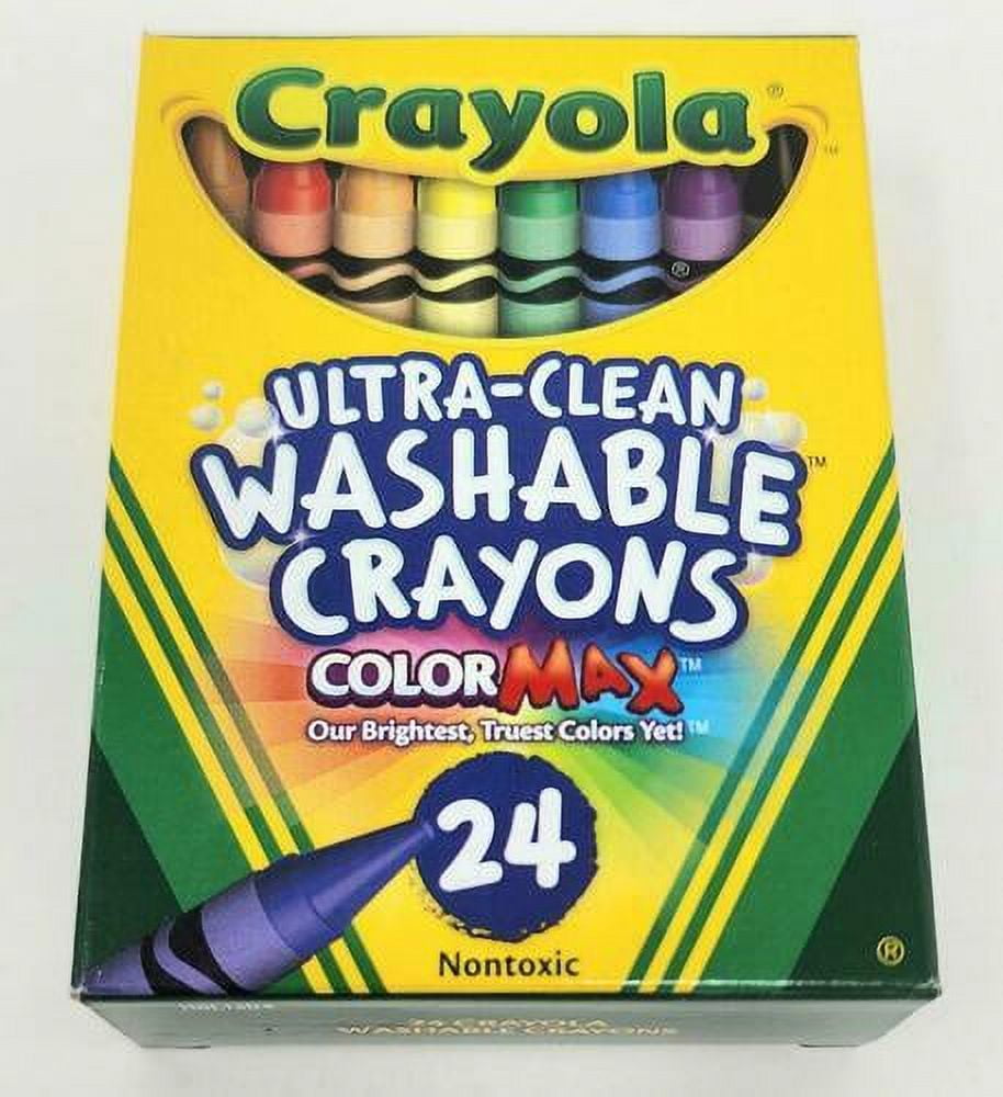 Crayola Ultra Clean Washable Crayons, 1 Pack of 3 Piece