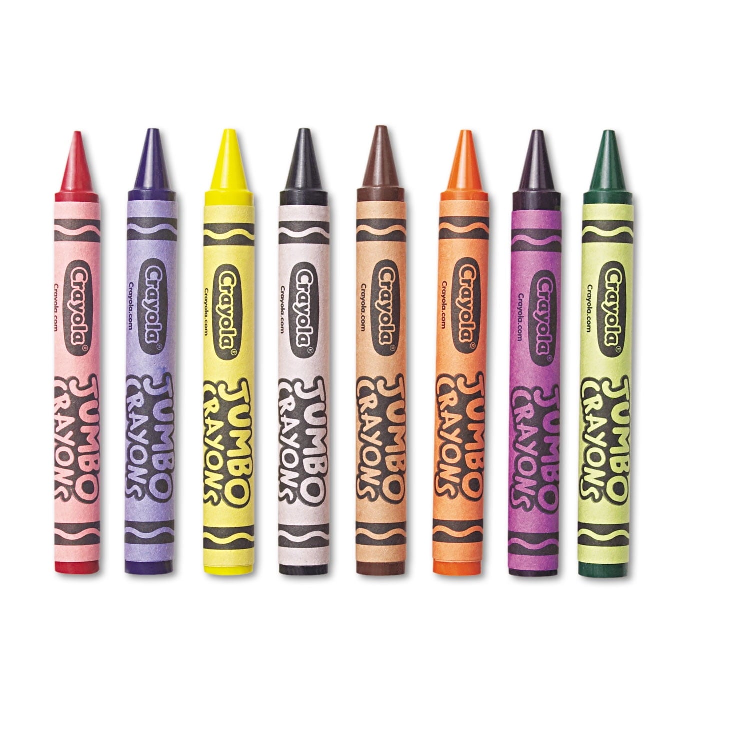 Jumbo Crayons, Assorted Colors, 8/Box