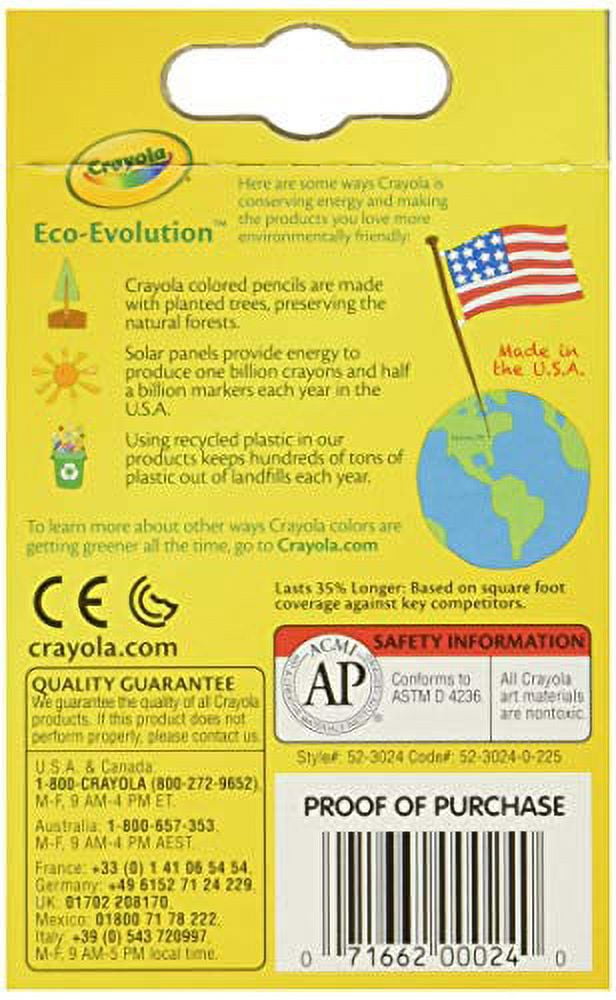 Copy of Crayola Regular Crayons, 24 Ea, 6 Pack