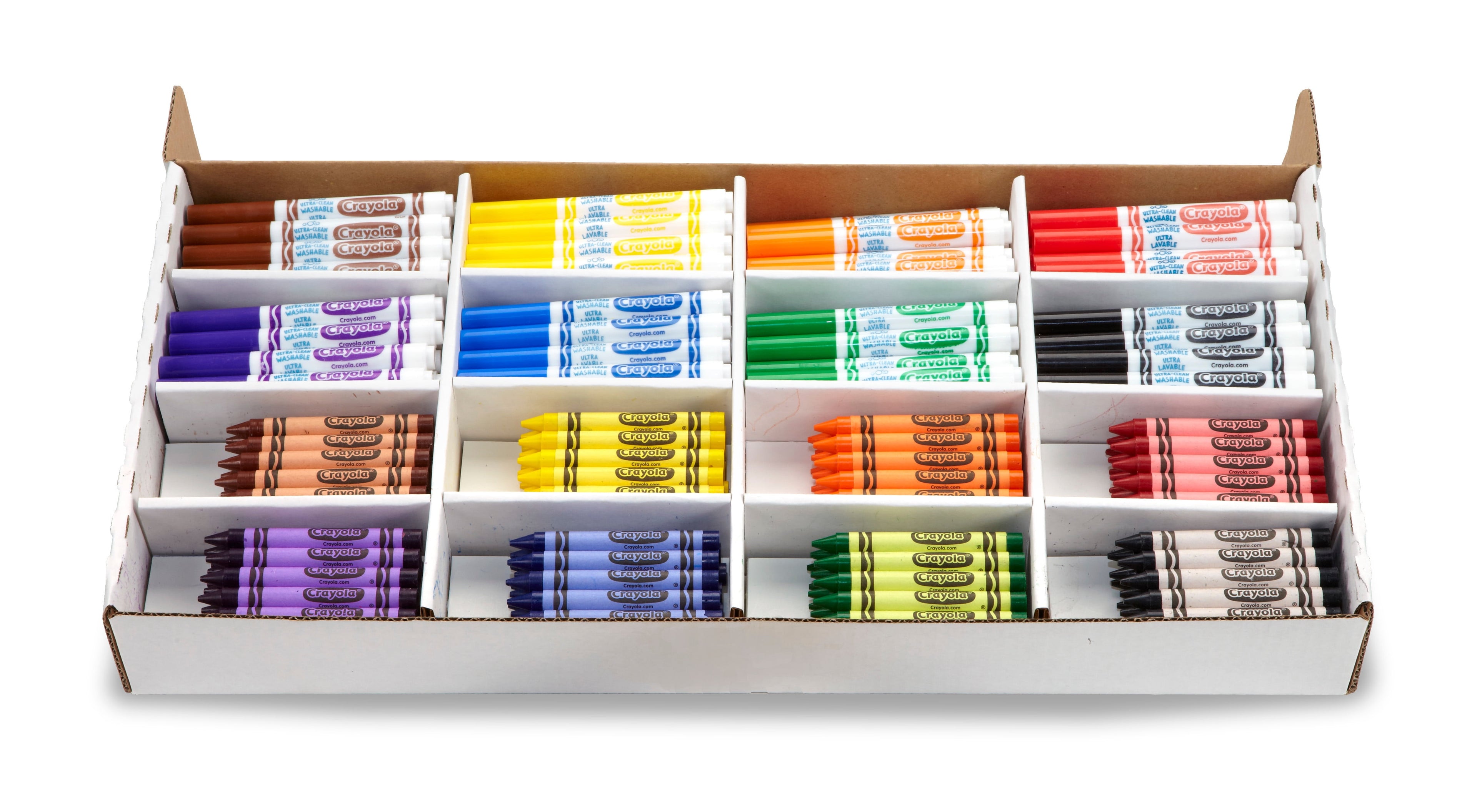 Crayola Large Crayon; Washable Marker Classpack, 1 / Box