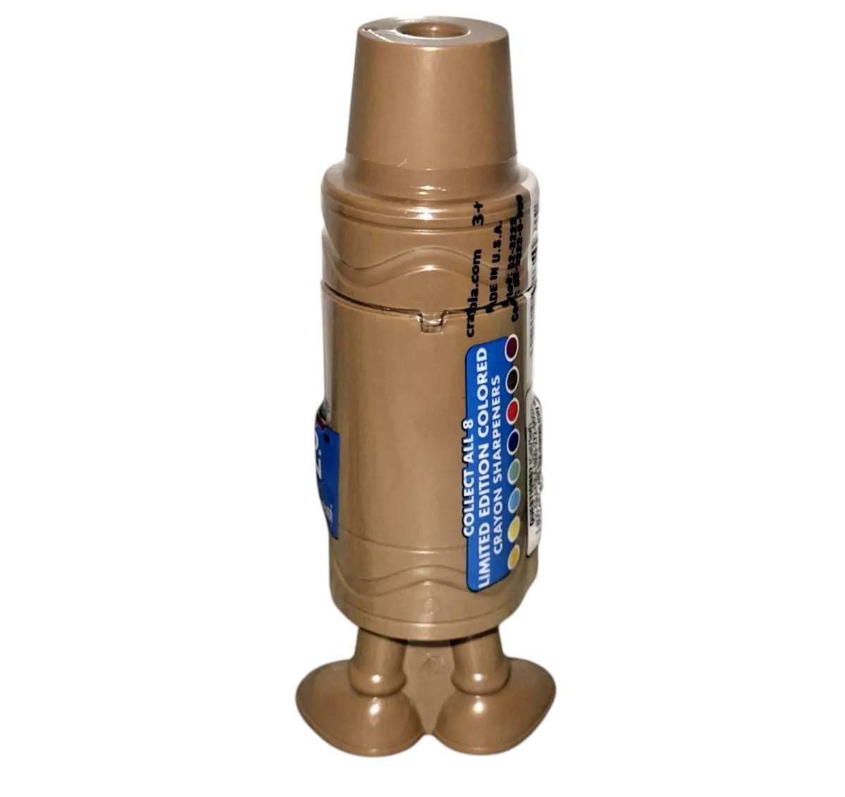 Limited Edition Retired Crayola Crayons 4.5" Raw Umber Sharperner