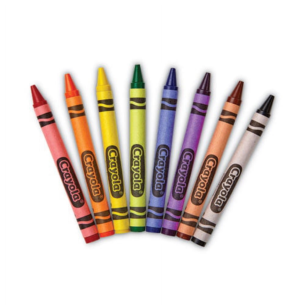Crayola Classic Crayons Tuck Box 8 Count, 1 Pack of 2 Piece