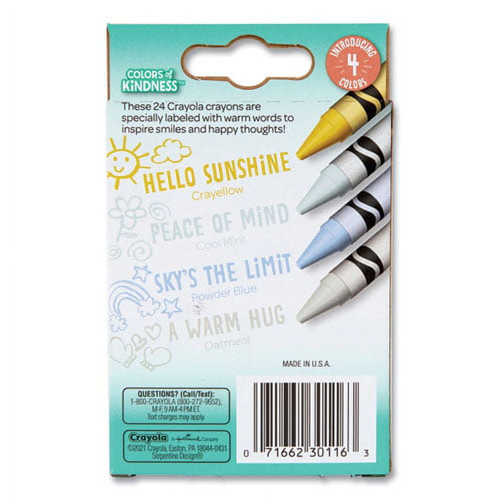 Colors of Kindness Crayons, Assorted, 24/Pack | Bundle of 2 Packs