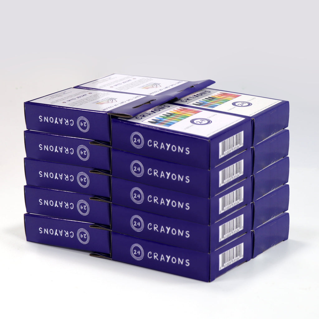 Color Swell Bulk Crayons 20 Packs of 24 Crayons per Pack