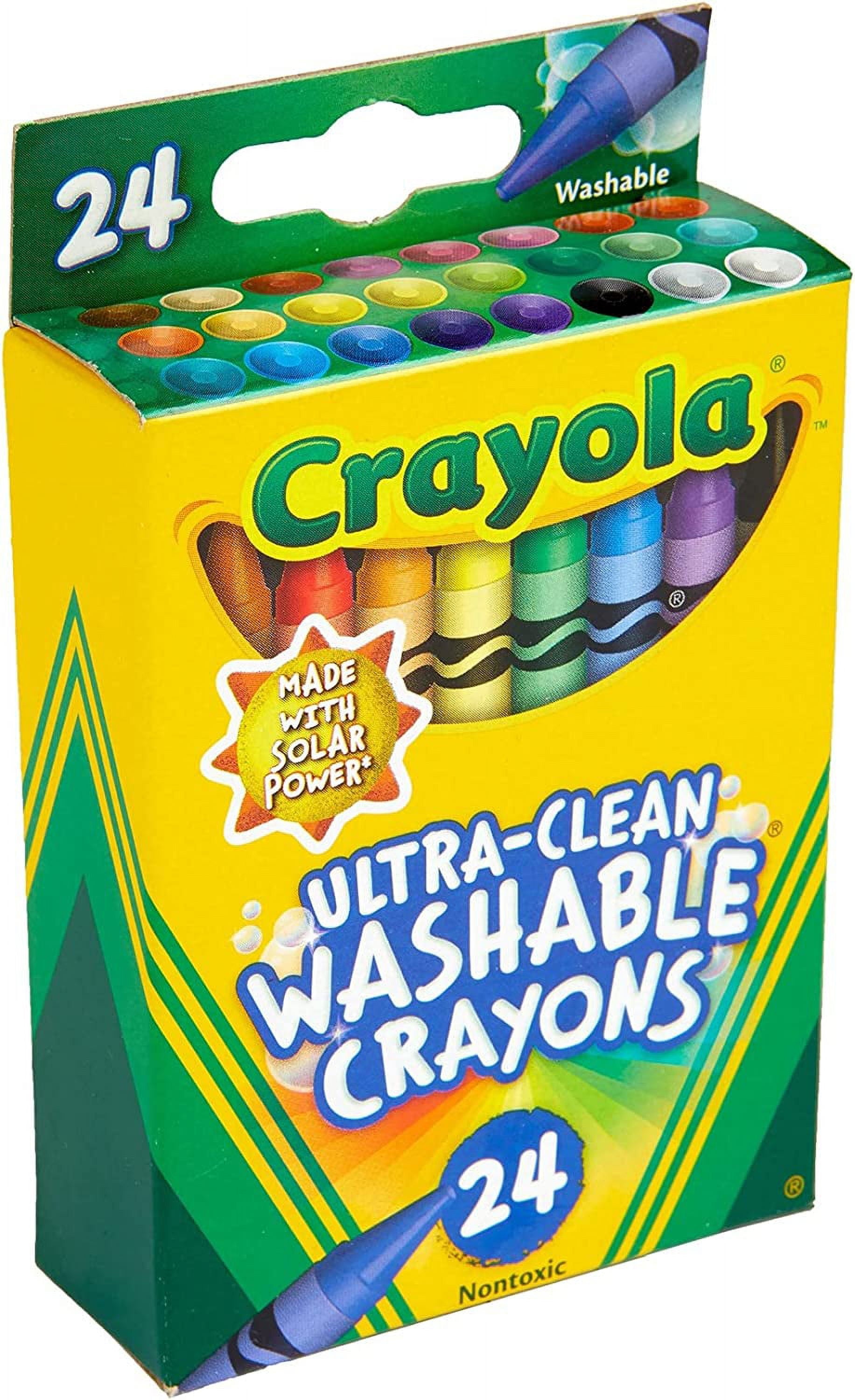 Crayola 24 Count Ultra- Clean Washable Crayons
