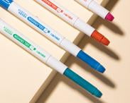 Deli Gel Crayons 12 pcs. for Beginners and Artists Swivel Refills