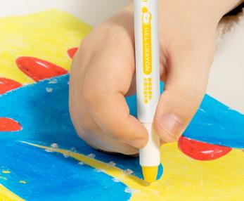 Deli Gel Crayons 12 pcs. for Beginners and Artists Swivel Refills