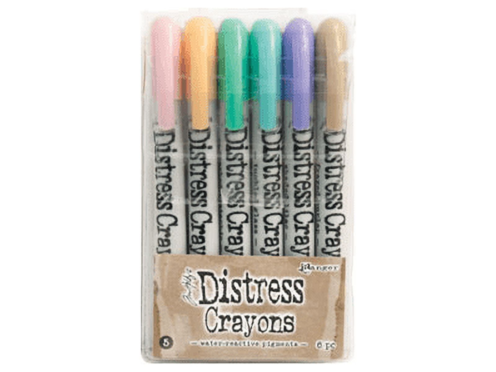 Tim Holtz Distress Crayons - Set 1, Brights
