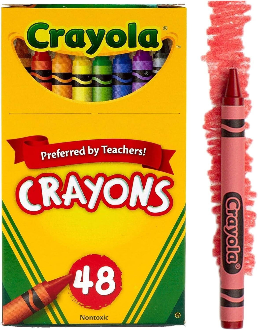 Crayola Nontoxic Crayons - 48 Ea