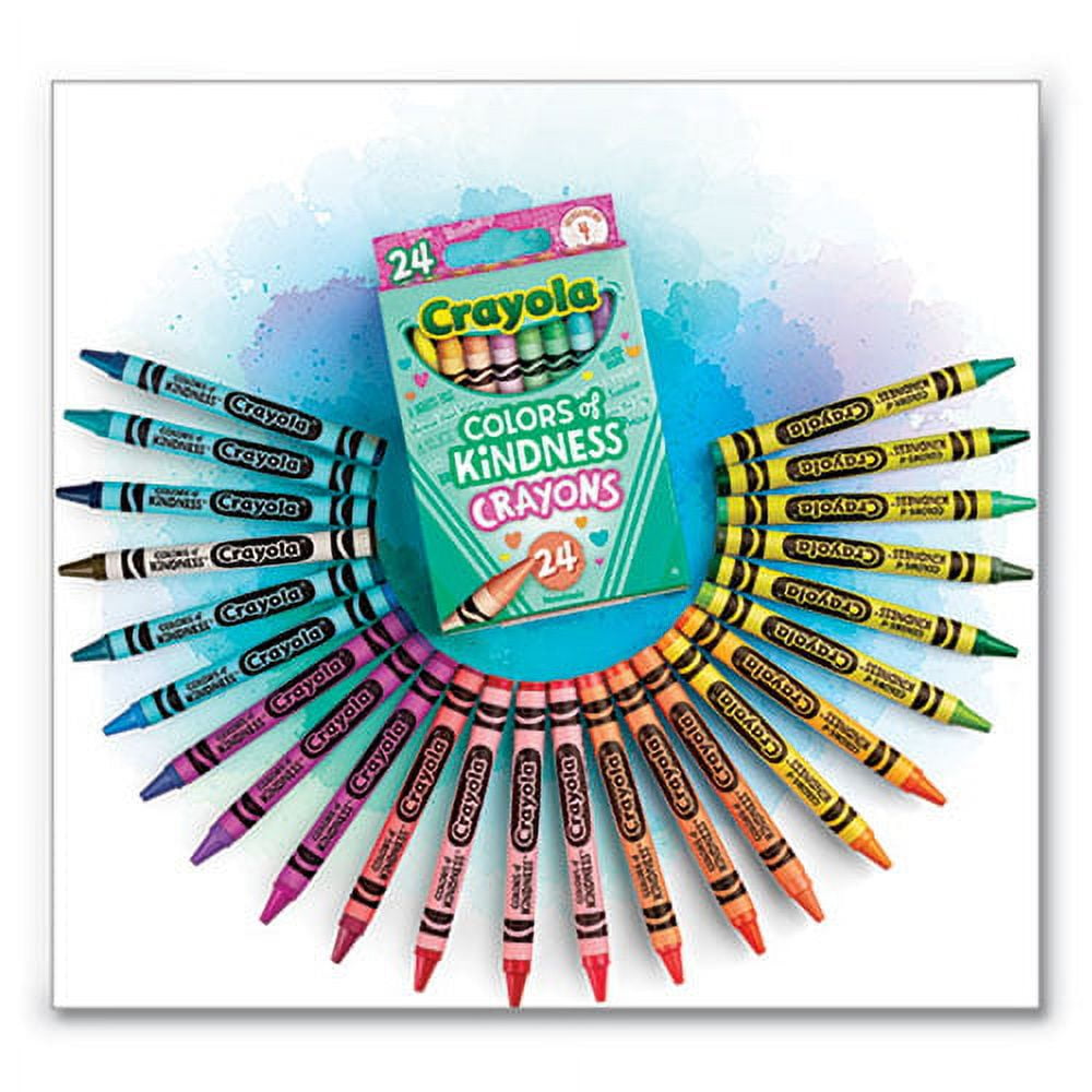 Colors of Kindness Crayons, Assorted, 24/Pack | Bundle of 2 Packs